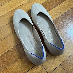 Rothy’s Square Toe Ecru size 9